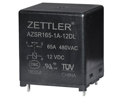 赛特勒（ZETTLER）继电器应用于电动汽车壁挂式充电箱领域